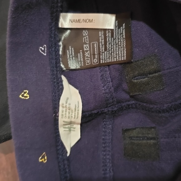 Girl's Size 10 fleece lined pants/leggings - Picture 2 of 3